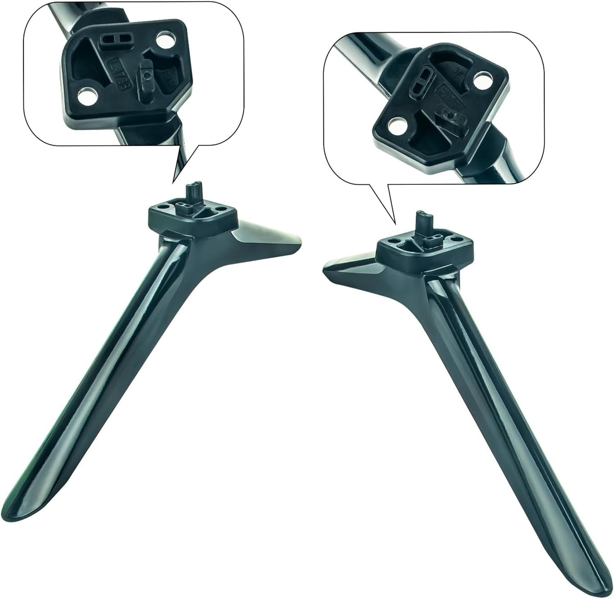 ALLIMITY 58R6E3 Replaced TV Stand Legs Fit for HISENSE TV with Screws and Instruction