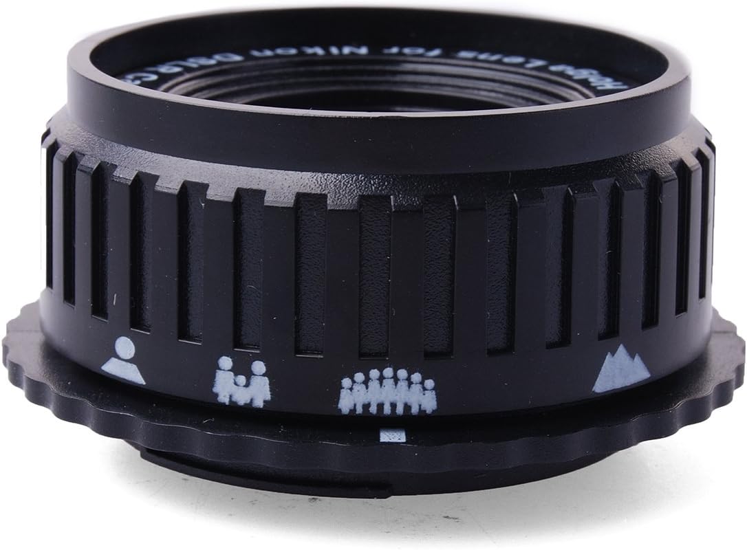 HOLGA 60mm f/8 Lens for Nikon DSLR - Black