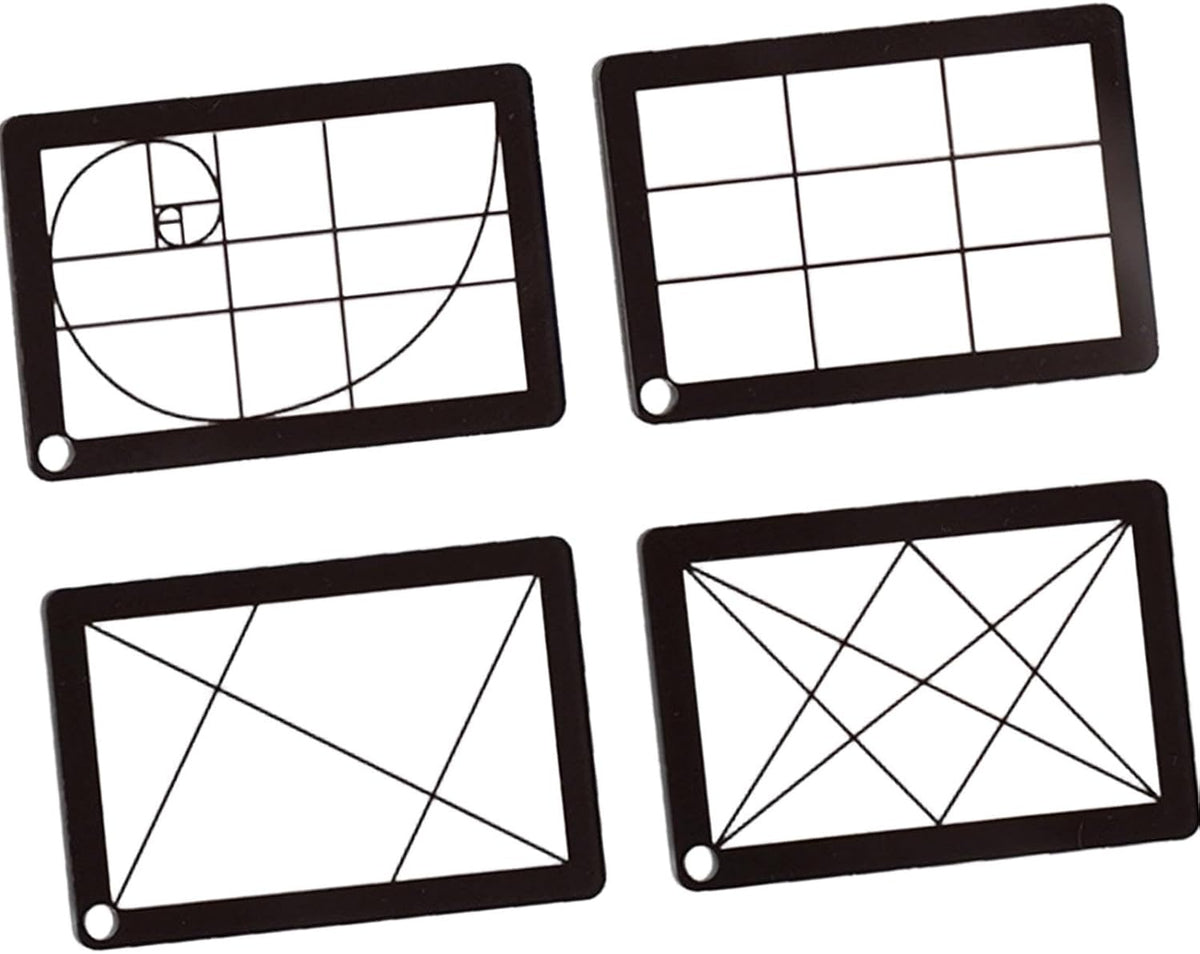 Hjdlhx 4 Pieces View with Chain Sturdy Waterproof Compact Landscape View for Painting Viewer, Acrylic