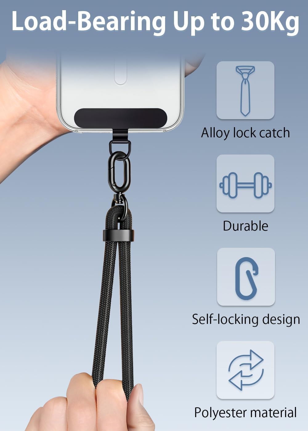 ZXZone Phone Strap*1 Phone Tether Tab*1 Adjustable Neck Strap Phone Lanyard Strap Multifunctional Phone Lanyard