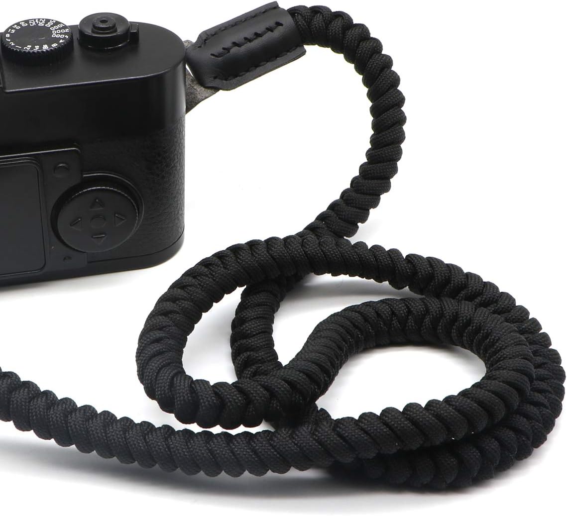 HITHUT 42 inch Paracord Woven Camera Neck Shoulder Strap Belt Hand Compatible with Canon Nikon Sony Olympus Pentax