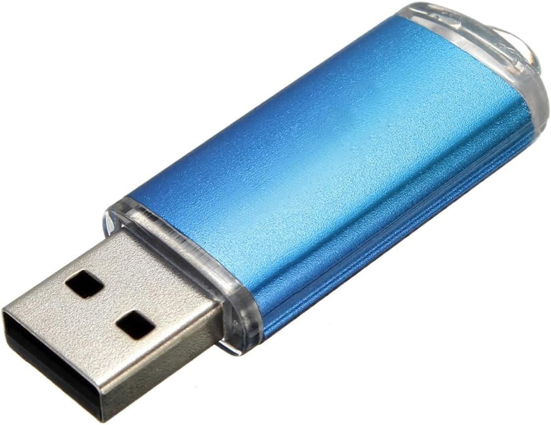 TOPESEL 50 Pack 4GB USB 2.0 Flash Drive High Speed 4G Thumb Drive Memory Stick Jump Drive 4G USB Drive Zip Drive for PC laptops, Tablets, TVs, car Audio (Blue)