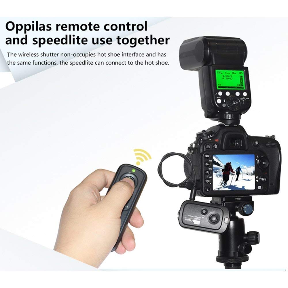 Pixel Oppilas 2.4g Digital Wireless Remote Shutter Switch N3 for Canon EOS 7D,6D, 5D, 1Dseries, D30, D60, 10D, 20D, 30D, 40D, 50D Cameras, Replaces
