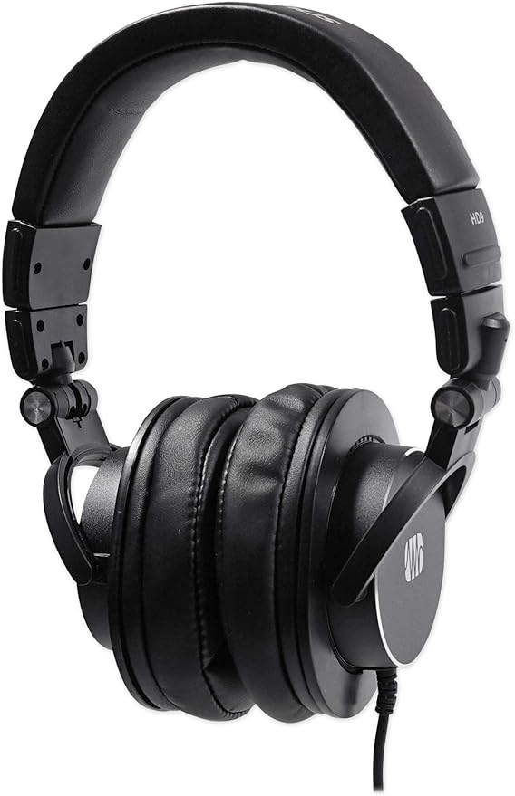 Audiosavings Bundle: Se Electronics VR2 Voodoo Active Ribbon Microphone w/Gold Plated XLR Connector Bundle with Free Presonus HD9 Pro Closed-Back Studio Reference Monitoring Headphones (2 Items)