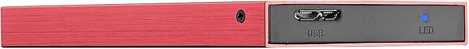 B:Drive B3 500GB USB 3.0 2.5 inch Mac Edition Portable External Hard Drive - Red - Mac OS Extended (Journaled)