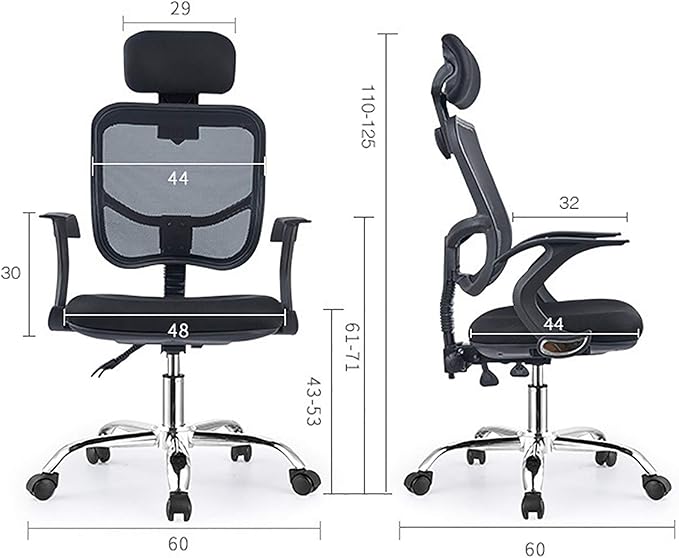 Office Chair Gaming Chair Computer Chair High Back Computer Chair Executive Swivel Chair Height Adjustable Desk Chair with Lumbar SupportBreathable Mesh Recliner Chair Gaming Chair for Men