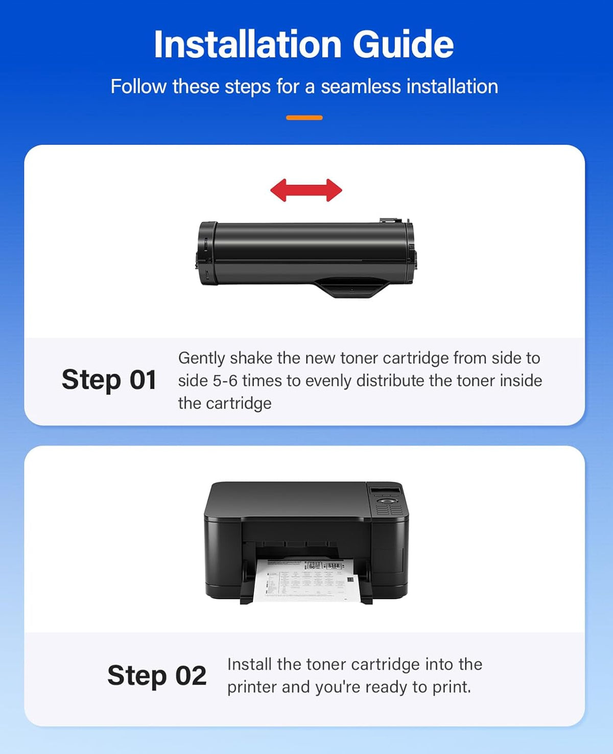 VersaLink B600 B610 Black High Capacity Toner Cartridge 2-Pack Replacement for Xerox 106R03940 106R03942 106R03944 Toner Compatible for Xerox VersaLink B600 B605 B610 B615 Laser Printer Ink All-in-One