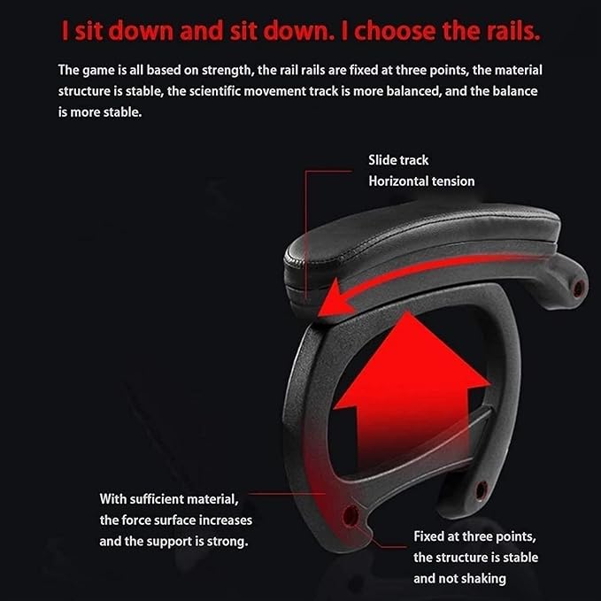 Office Office Chair E-Sports Chair Ergonomic Table and Chair High Back Racing Chair Game Office Chair Footstool Computer Chair Chair (Color:Red)