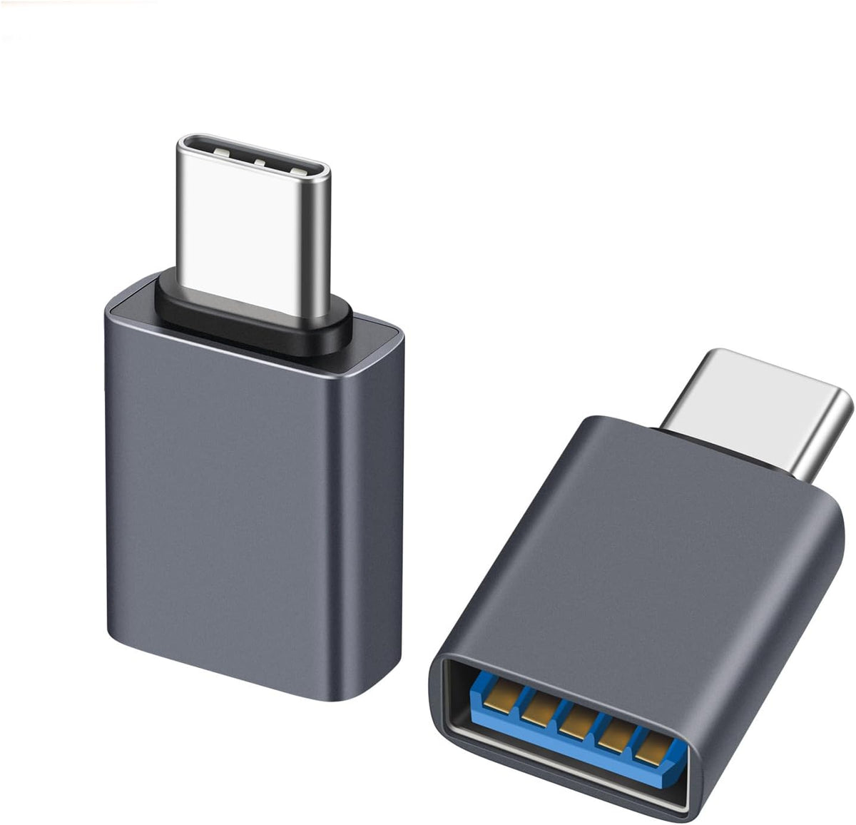 USB C Male to USB A Female Adapter (3 Pack),USB 3.2 GEN2 10Gbps High-Speed Data PD 60W Fast Charging for iMac,MacBook Pro/Air,iPhone 16 15,iPad,Microsoft Surface,Samsung Galaxy S24/23/22,etc.