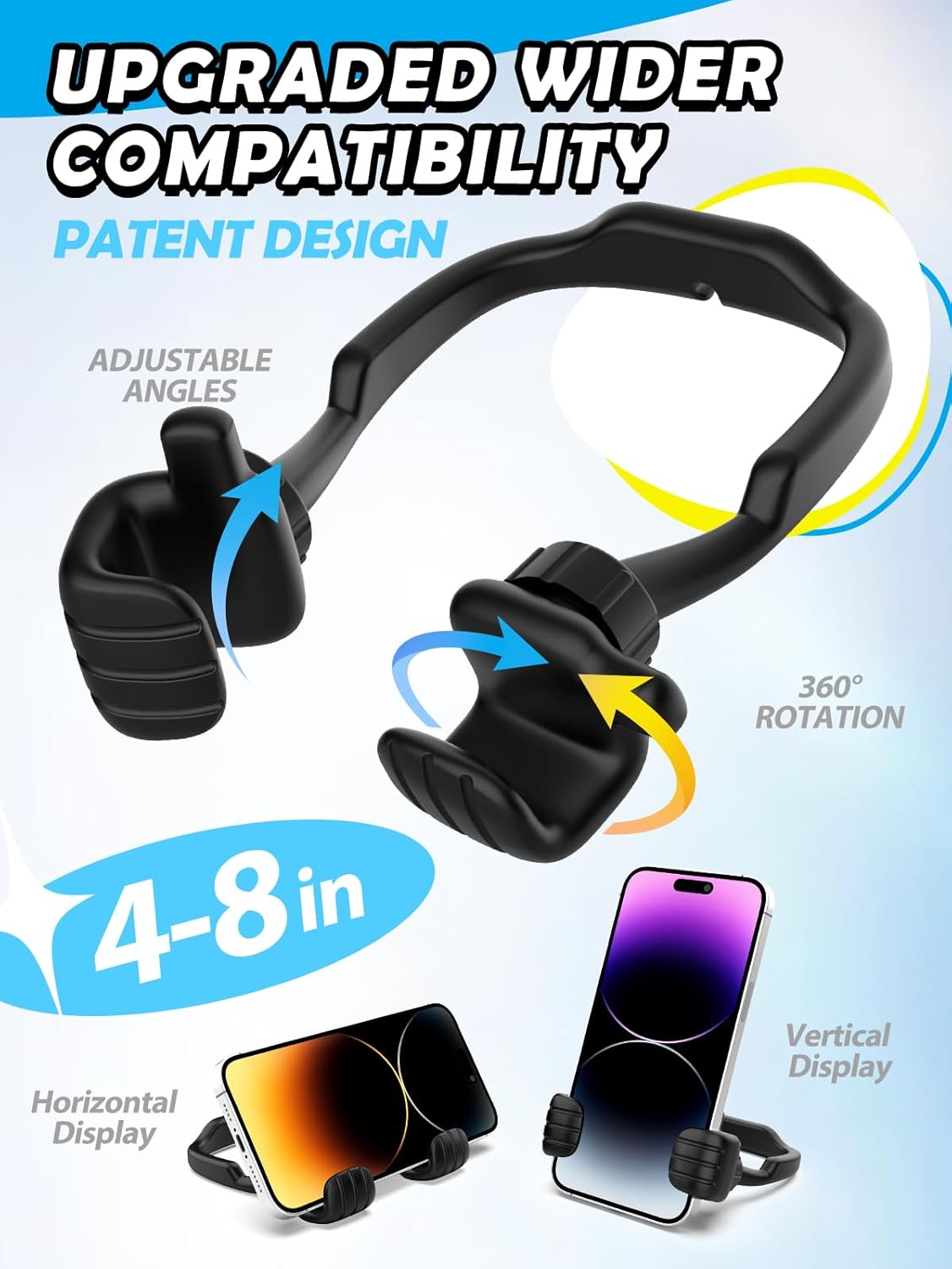 Back to School Supplies for Boys Girls Kids Cell Phone Stand - 2 Pack Thumbs Up Lazy Phone Holder for iPhone iPad mini Cellphone Stand for Desk Birthday Gifts for Teens Adults Women Men Wife Fun Gifts