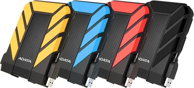 ADATA HD710 Pro - 2 TB External Hard Drive - Shockproof Waterproof &amp Dustproof - Durable Storage - For Gamers Students &amp Professionals - Mac PC &amp Linux Compatible - Blue - AHD710P-2TU31