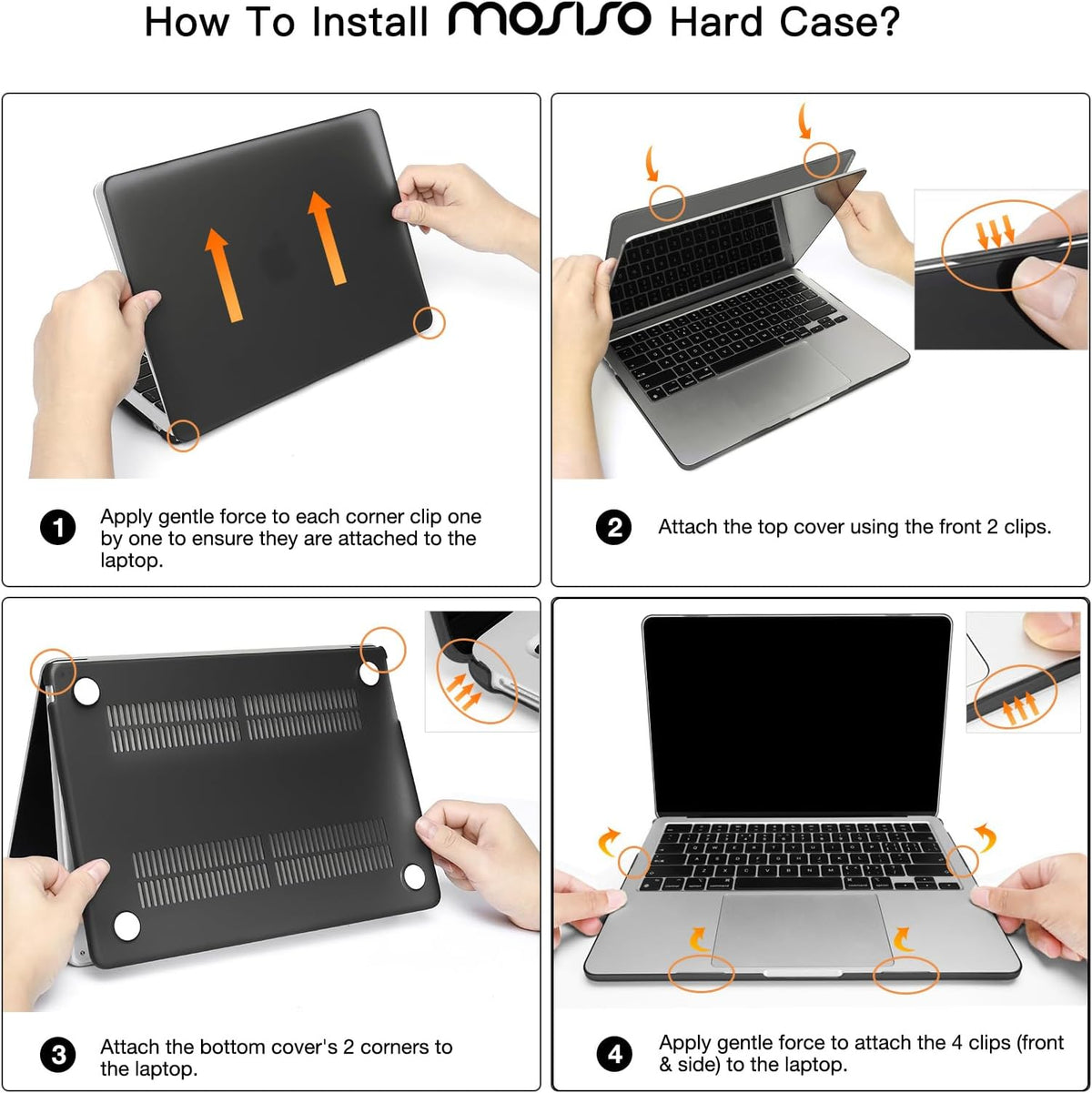 MOSISO Compatible with MacBook Air 13 inch Case 2025 2024 2023 2022 M4 A3240 M3 A3113 M2 A2681, Plastic Hard Shell&Keyboard Cover&Screen Film&Type C for MacBook Air 13.6 inch Case, Lavender Gray