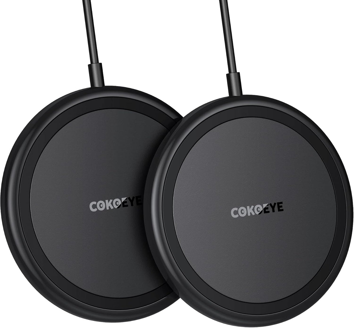 Wireless Charger, 15W Max Fast Wireless Charging Pad 2-Pack Compatible with iPhone16/16Plus/16Pro /16ProMax/iPhone15/15Pro/15Plus/14/13/12/Samsung S24 /S24Ultra/S23Ultra/S22/S21,AirPods Pro 2