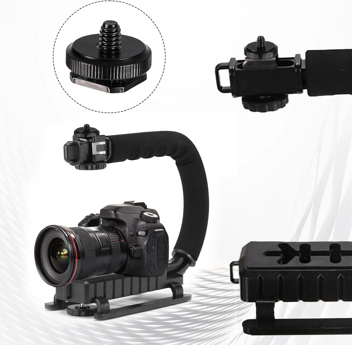 FdcLixuvol 4 1/4 Inch Pcs Camera Adapter Screws, Compatible with Versatile Flash Hot Shoe Mounts for DSLR Camera Rigs