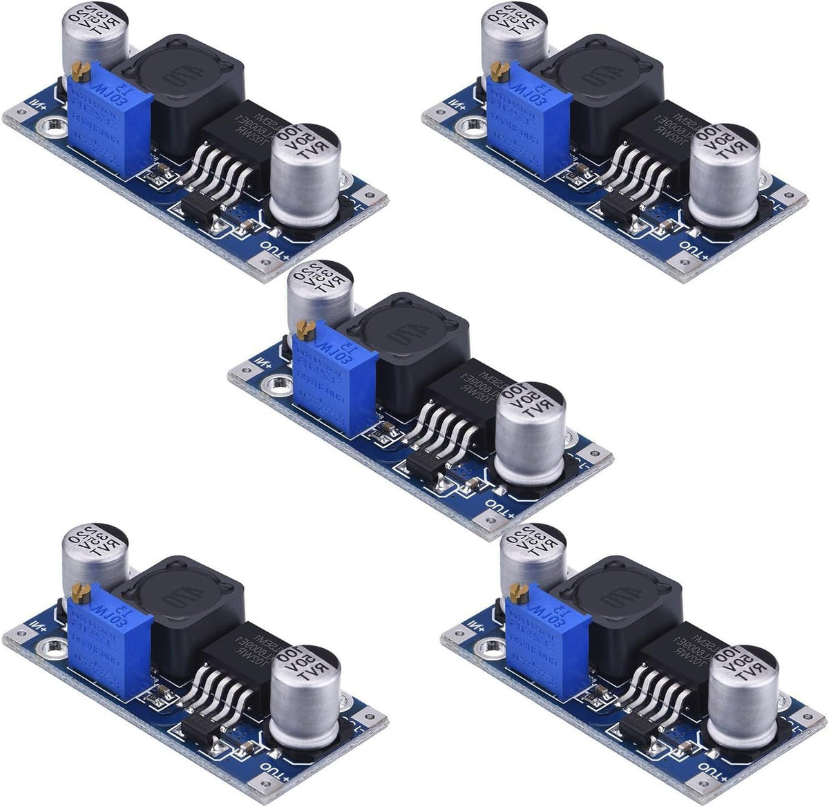 hiBCTR 5 Packs XL6009 3.0-32V 5-35V 400KHz Boost Converter DC to DC Step Up Voltage Regulator, to Adjustable Power