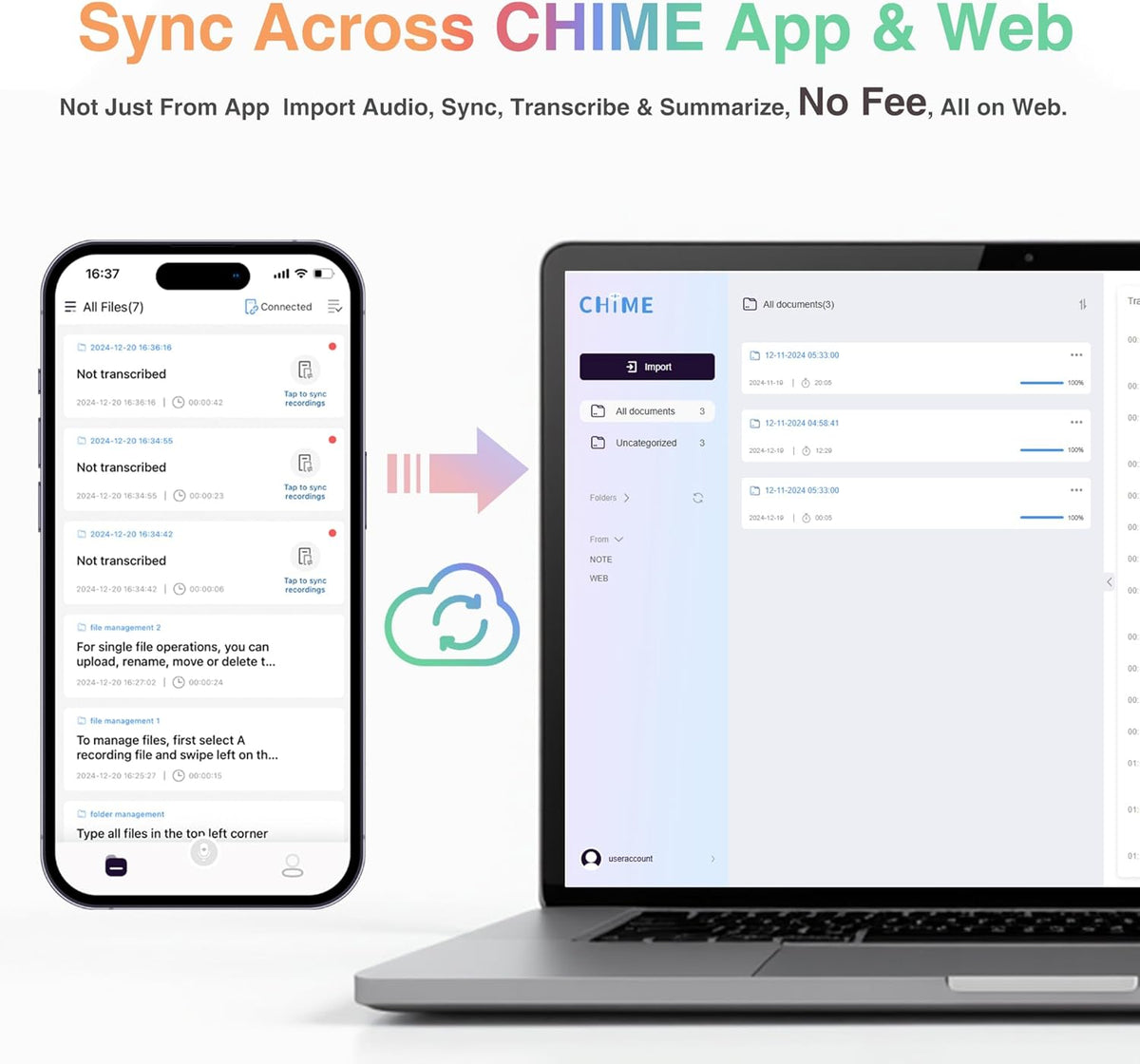 AI Voice Recorder - Voice Recorder w/No Fee for Transcribe & AI Summarize by ChatGPT, APP & Web Control, 121 Languages, 64GB Memory, Wireless Charging,Digital Voice Recorder for Meetings/Calls Silver