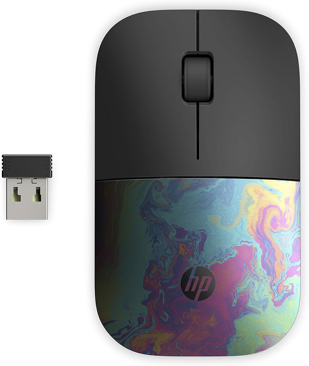 HP Z3700 G2 Wireless Mouse in Vibrant Oil Slick Finish