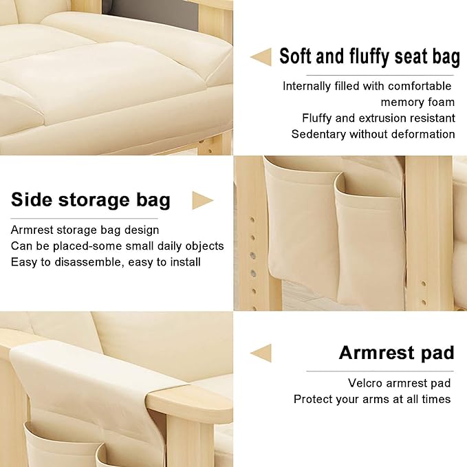 Office Chair Gaming Chair Computer Chair High Back Computer Chair with Adjustable Backrest HeadrestDesk Chair Game Chair Upholstered Executive Chair for Home Work AdultsErgonomic Offi