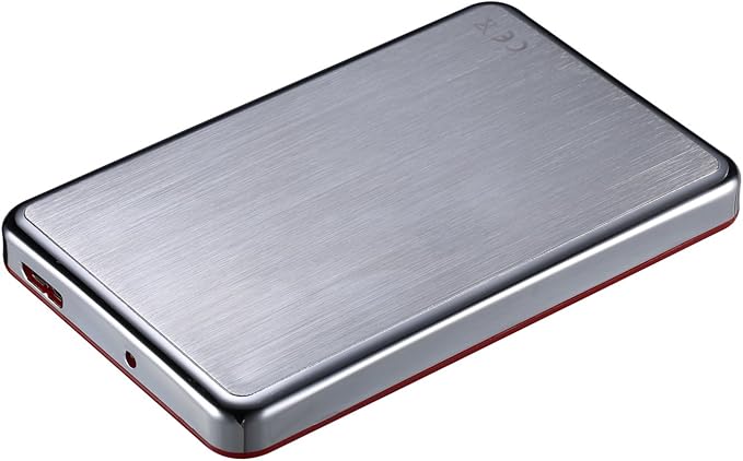 U3 2.5 inch USB 3.0 NTFS Portable External Hard Drive - Red (120GB)