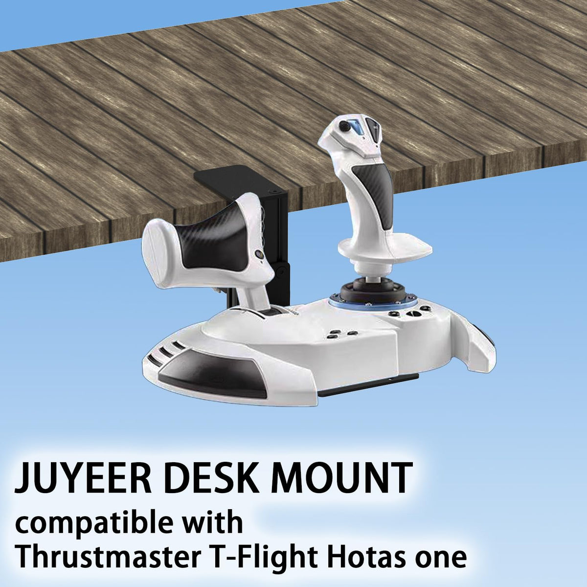 Quick Release Desk Mount: Compatible with WINWING URSA MINOR Space/Airline Joystick, Thrustmaster SimTask FarmStick/T.Flight HOTAS ONE, Compatible with Logitech G Extreme 3D Pro Joystick, Turtle Beach VelocityOne Flightstick