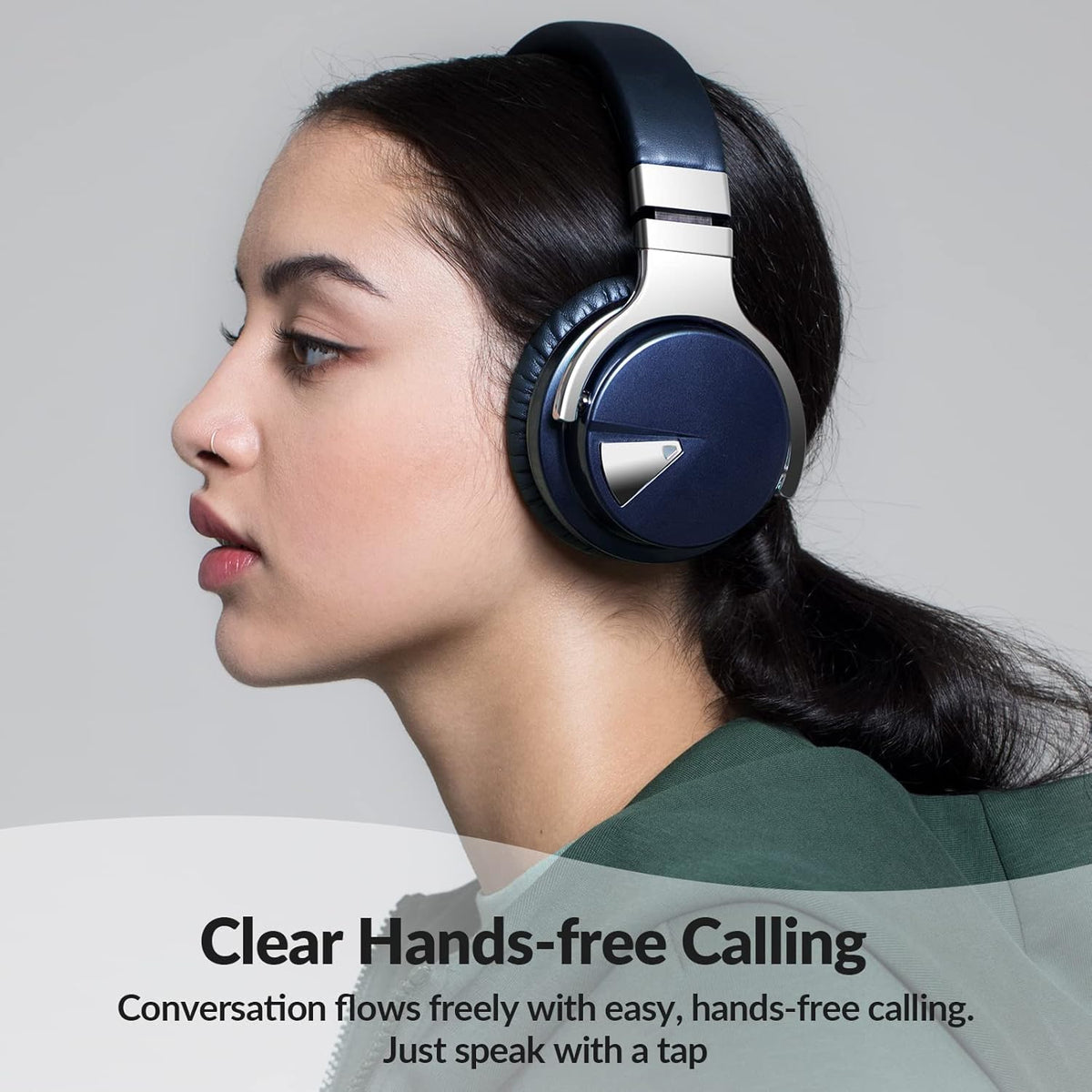 Million Sold 10 Years Classic E7 Active Noise Cancelling Headphones with Upgraded Noise Cancellation, Bluetooth Headphones Wireless with HD Sound Vivid Deep Bass, for Home Office Travel Birthday Gift