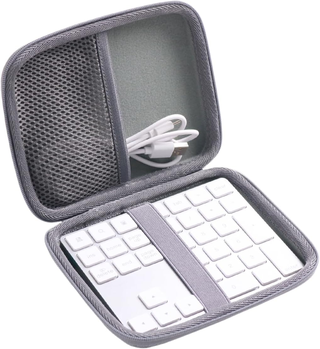 inDomit Hard Protective Travel Case for Wireless Number Pad, Compatible with Lekvey/iClever/Nulea Bluetooth Number