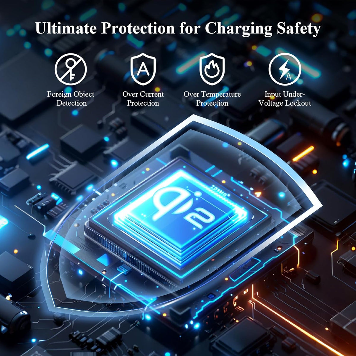 3 in 1 Charging Station, Mag Safe Wireless Charger Stand, Qi2 Certified, 15W Multiple Device Magnetic Charging Station for iPhone 16,15,14,13,12 Series, Apple Watch, AirPods (USB-C Charger Included)
