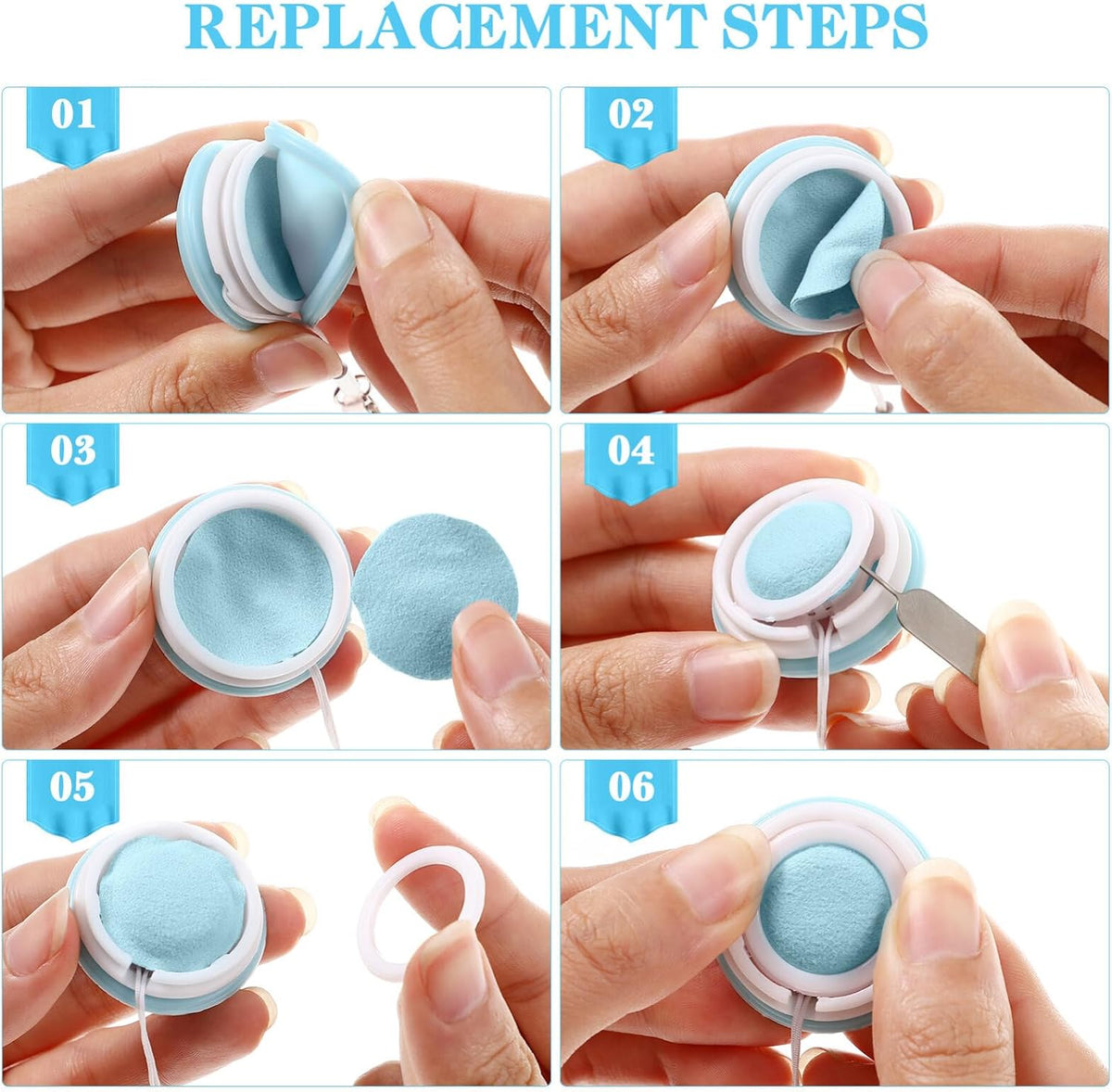 4pcs STOBOK Macaron Screen Cleaners Eyeglass Lens Portable Phone Screen Cleaners Keychain Screen Cleaning Brush