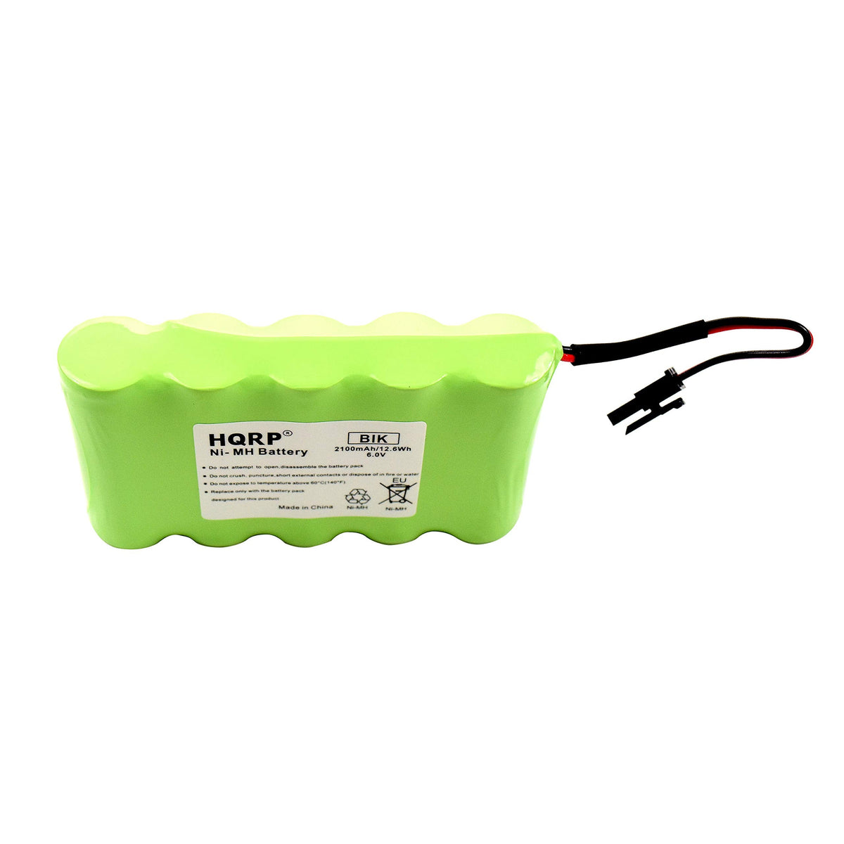 HQRP Backup Battery Compatible with GE Interlogix Simon Xti XTi-5 Security System 600-XTI-BAT A2100Mah 6V Wireless Control Panel