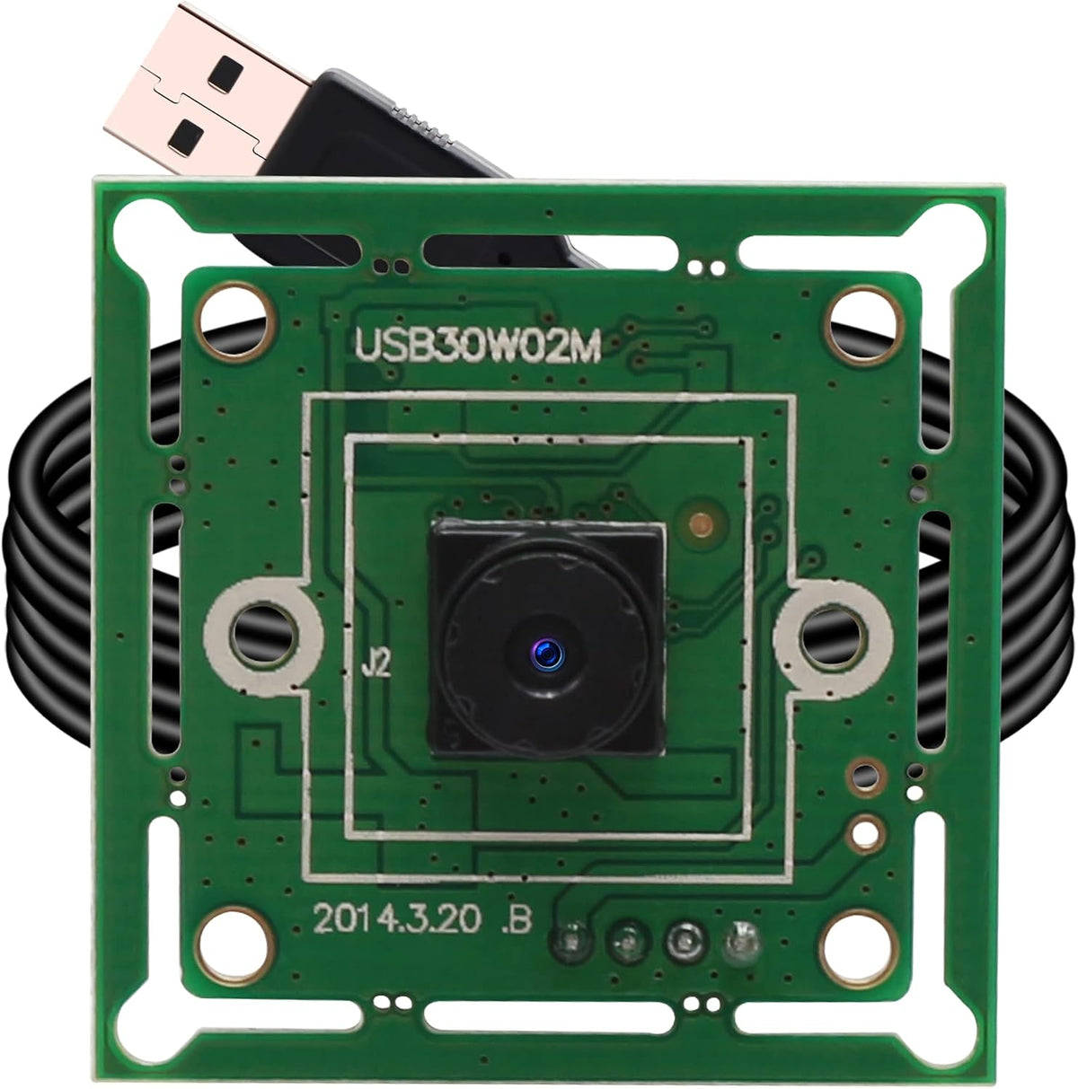 ELP 45degree 480P 60fps USB2.0 OV7725 VGA Super Mini USB Camera Module with Lens UVC Video Webcam Board Embedded