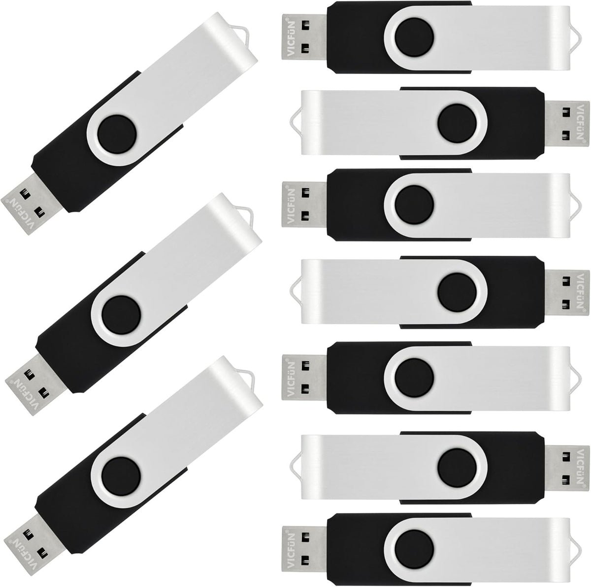 20 Pack 16GB USB Flash Drives Bulk 16GB Flash Drive 20 Pack USB Memory Stick 16GB USB 2.0-Black