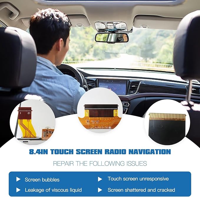 8.4 TDO-XGA084 LCD Display Suitable for Uconnect 4C Radio Navi Ideal for 2018-2023 R-a-m 1500 2500 3500 Chassis Cab Replaces TDO-XGA0840J00001-V5 V4 V3 V2 V1
