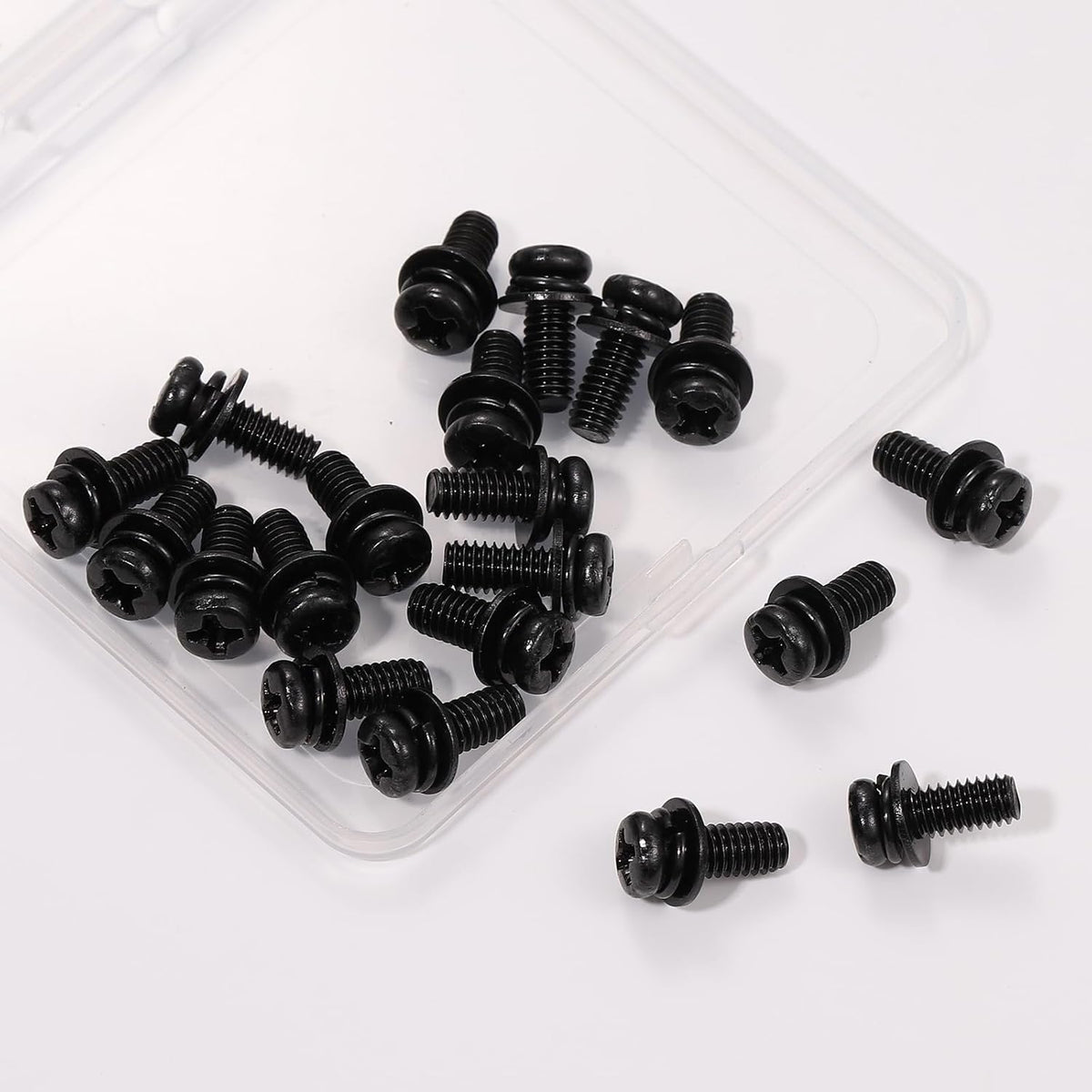 Impnit 20 M4x10mm 75x75mm 100x100mm M4 10mm PCS Vesa Screws, VESA Compatible TV/Monitor Wall Mount Screws