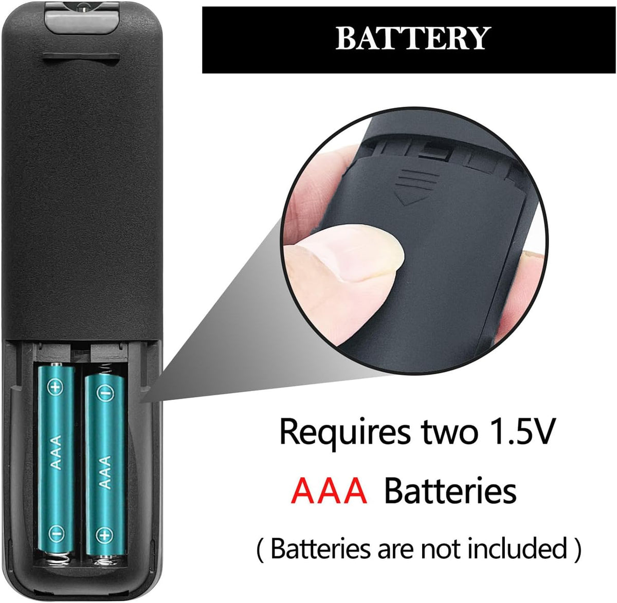 HODSEUKIN P61 Replacement Remote Control Compatible with Wimius Mini Projector.