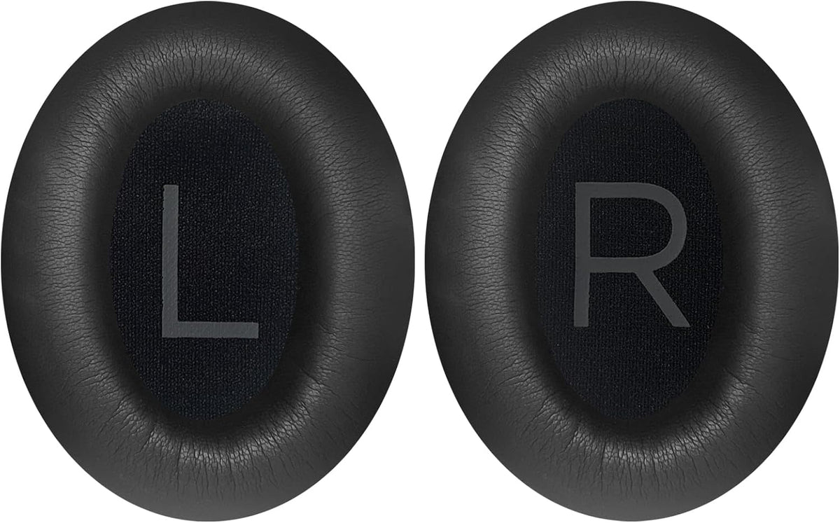 Earpads Cushions Replacement for Bose QC45(QuietComfort 45) Headphones Ear Pads,Soft Protein Leather,Noise Isolation Foam(Black)