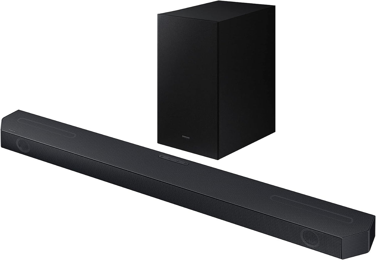Samsung HW-Q600C 3.1.2ch Soundbar w/Dolby Audio, Q-Symphony, Adaptive Sound, HDMI eARC, Game Mode Pro, Bluetooth, Acoustic Beam, Tap Sound