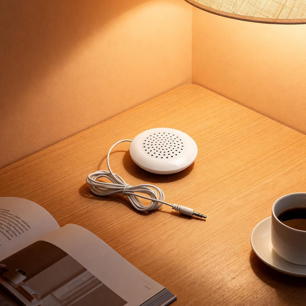 HANYAUKU 3.5mm MP3/MP4/Phone/CD/Player, Pillow Speaker, Mini Stereo Speaker Replacement, Portable DIY Sleep Device