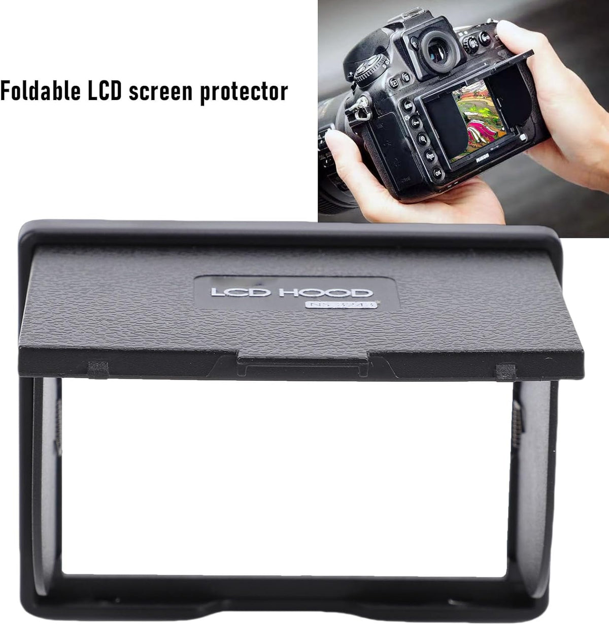 3.2in 5DIV 5DIII 1DX XT1 XT2 GFX50S Camera LCD Sun Shade, Screen Magnet Hood Viewfinder for Series XA Series Cameras