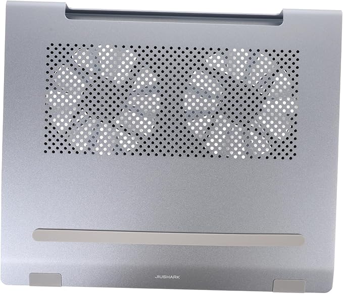 DOITOOL Radiator Bracket Cooling Laptop Fan Cooler Portable Gaming Pad Stand Notebook Grey Aluminum Alloy