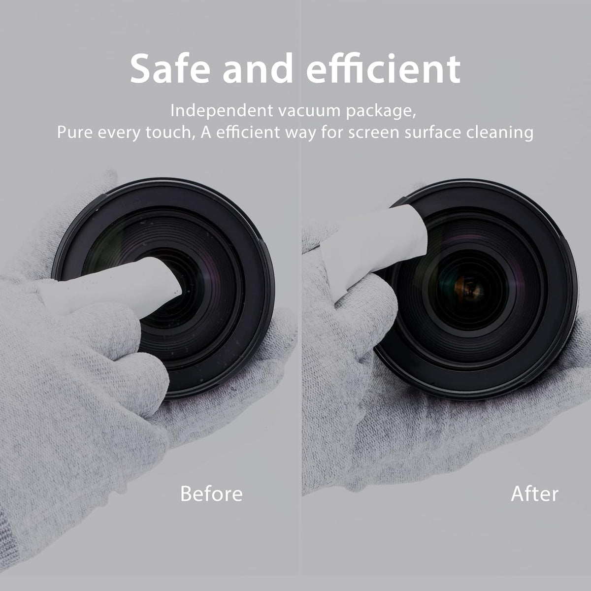 VSGO Professional Camera Cleaning Kit – for Canon, Nikon, Sony, DSLR & Mirrorless Cameras, Includes Lens Cleaning Pen, Air Blower, Sensor Swabs for Full Frame & APS-C, Microfiber Cloth