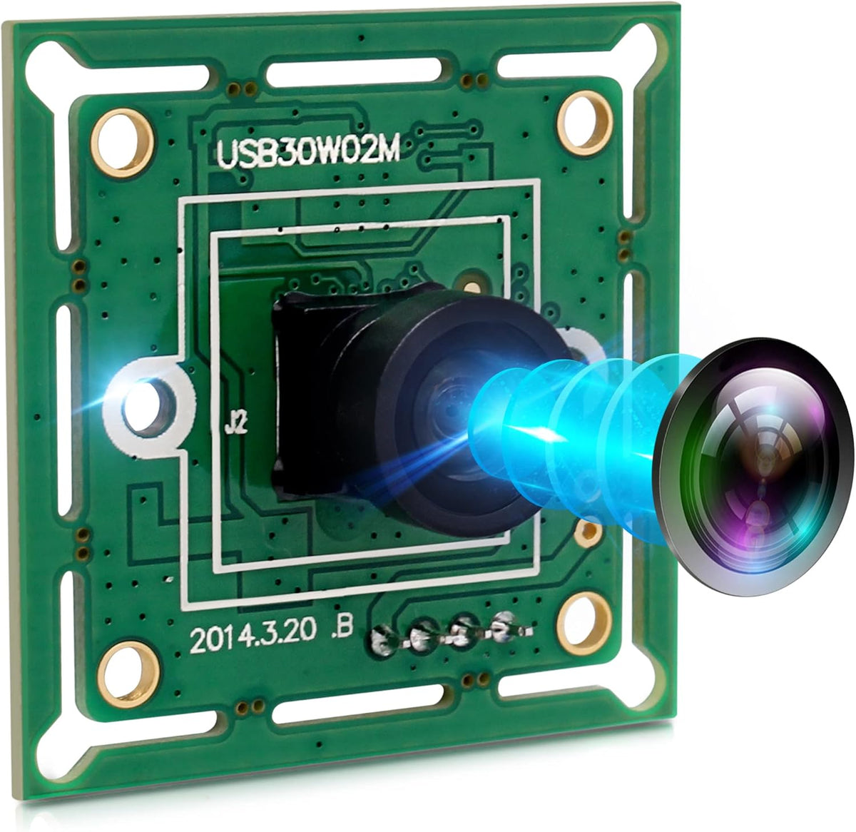 IFWATER 120 60fps 10.2Inch 3.3ft/1m USB Camera Module Degree Wide Angle Lens High Speed Mini Webcam for Industrial