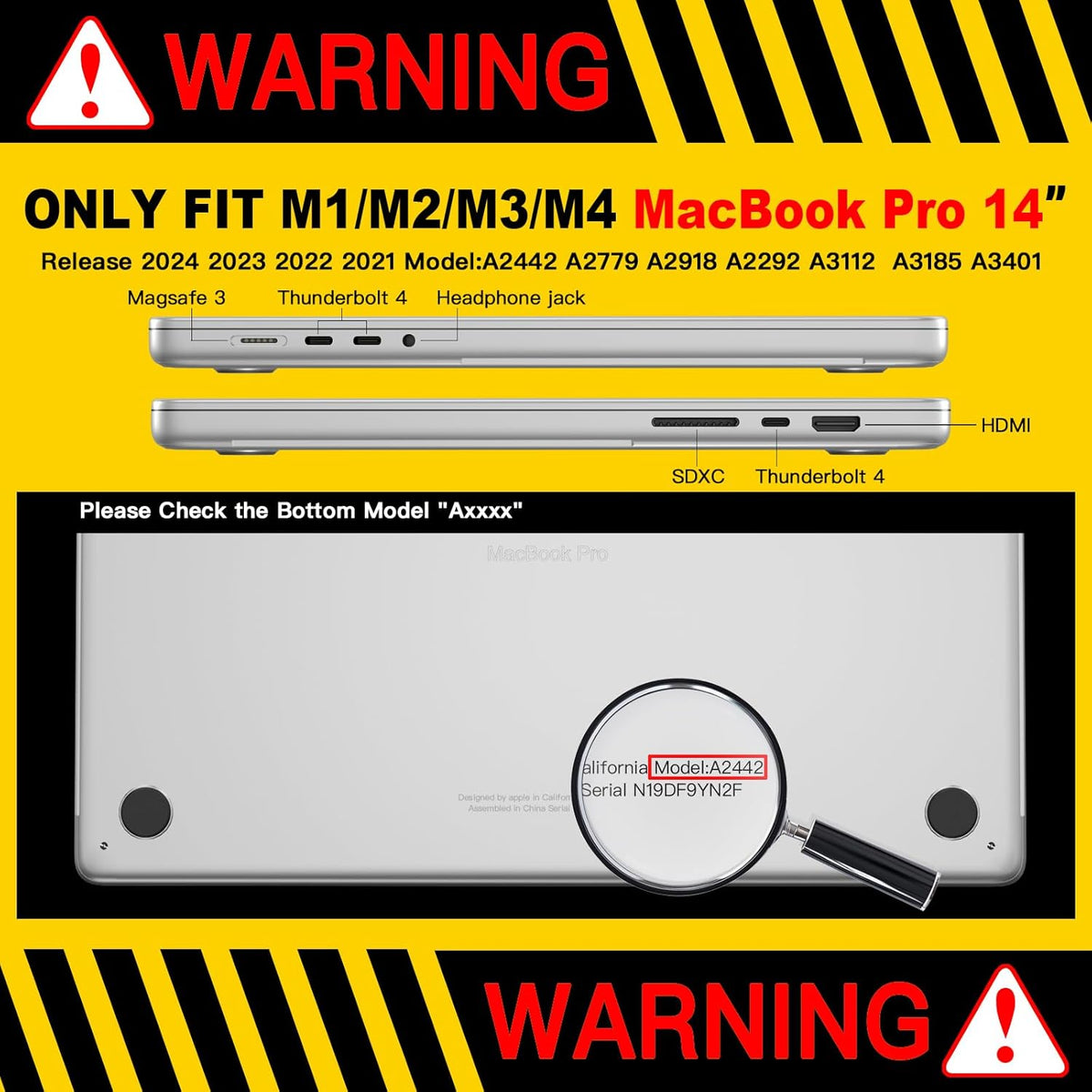 CISSOOK Compatible with MacBook Pro 14 inch Case 2024, 2023-2021 Release M4 A3112 A3185 A3401 M3 A2992 A2918 M2 A2779 M1 A2442 Model, Plastic Hard Shell Case with Keyboard Cover, Beach&Shell