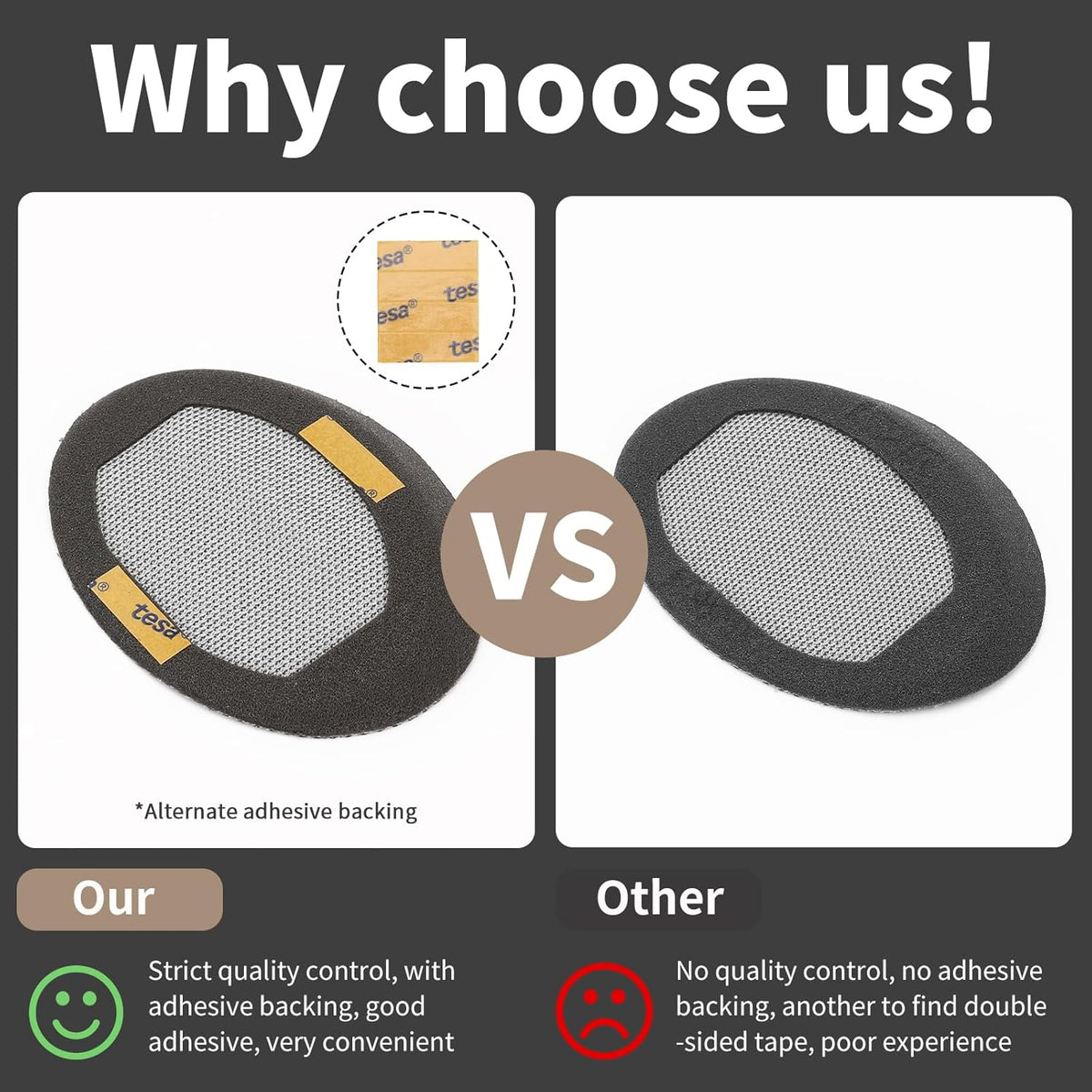 Damex Ear Cushions for Bose qc35 ii Replacement Ear Pads, Compatible with Bose QuietComfort 35 Replacement earpads, Increased Stitching,no Breakage, Protein Leather, Softly. (Black)
