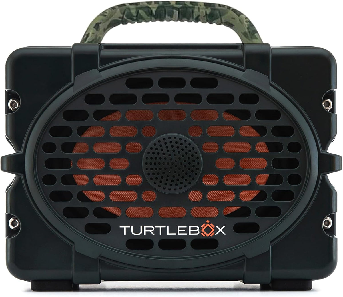 Turtlebox Original Gen 3: Portable Outdoor Bluetooth Speaker – Ultra-Loud (120dB), Waterproof (IP67), Rugged, Impact-Resistant, 3-Day Battery | Party Mode: Unlimited Pairing Stereo, Green/Camo