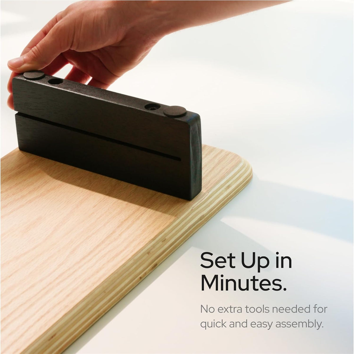 KIVY Dual Monitor Riser with Integrated Metal Shelf - Wooden desk shelf for top of desk - Wood monitor stand for desk 2 monitors / tv - Dual monitor stand riser for desk - Large walnut monitor stand