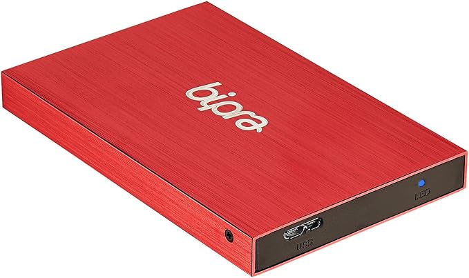 B:Drive B3 500GB USB 3.0 2.5 inch Mac Edition Portable External Hard Drive - Red - Mac OS Extended (Journaled)