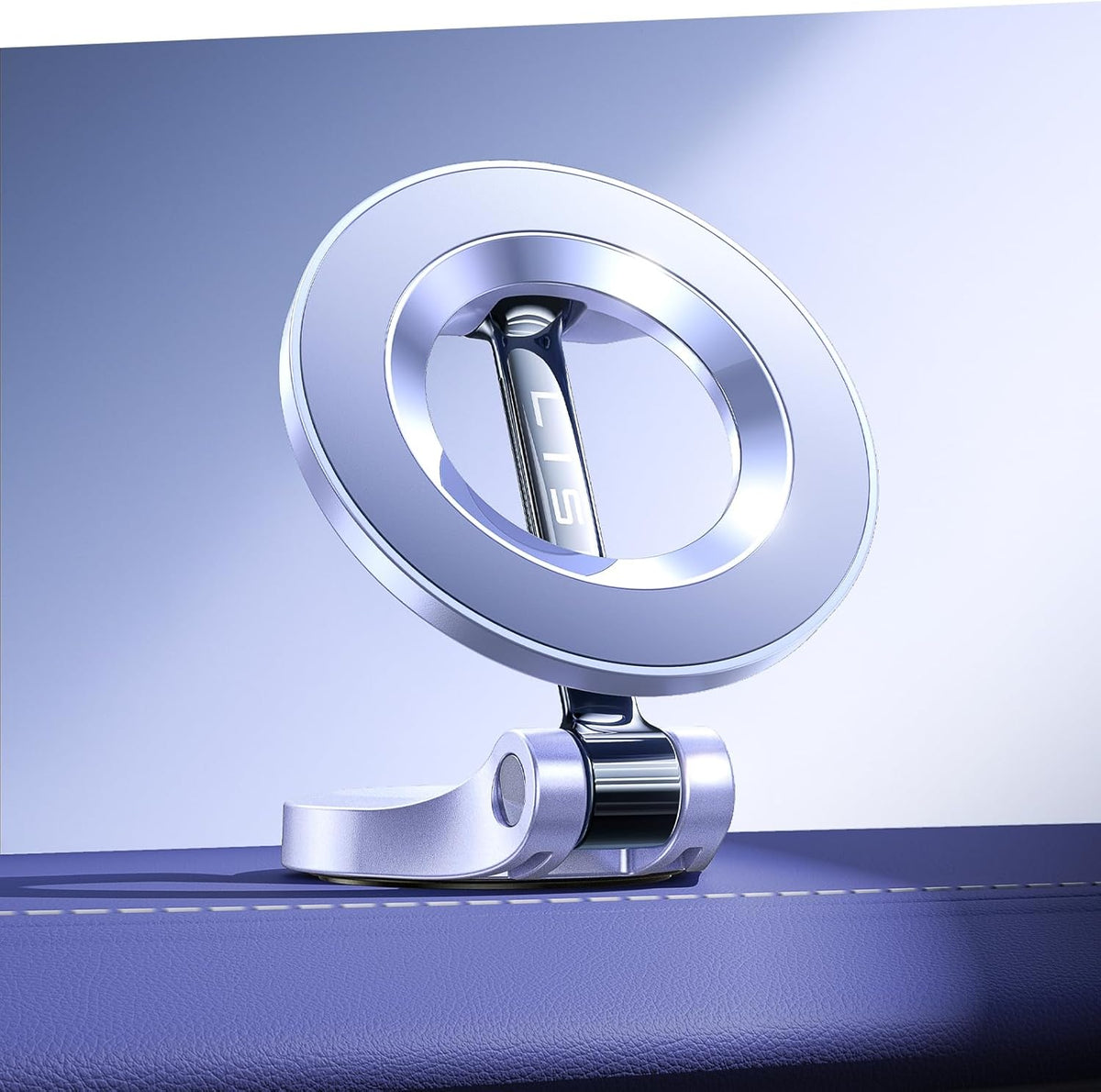 LISEN for Magsafe Car Mount, Ultra Magnetic Dashboard Phone Holder, Car Accessories for iPhone 16 Pro Max,Gifts for Men Women Him Her, Fit for iPhone16 Pro/Pro Max 15 14 13 12, Cold Brew Purple