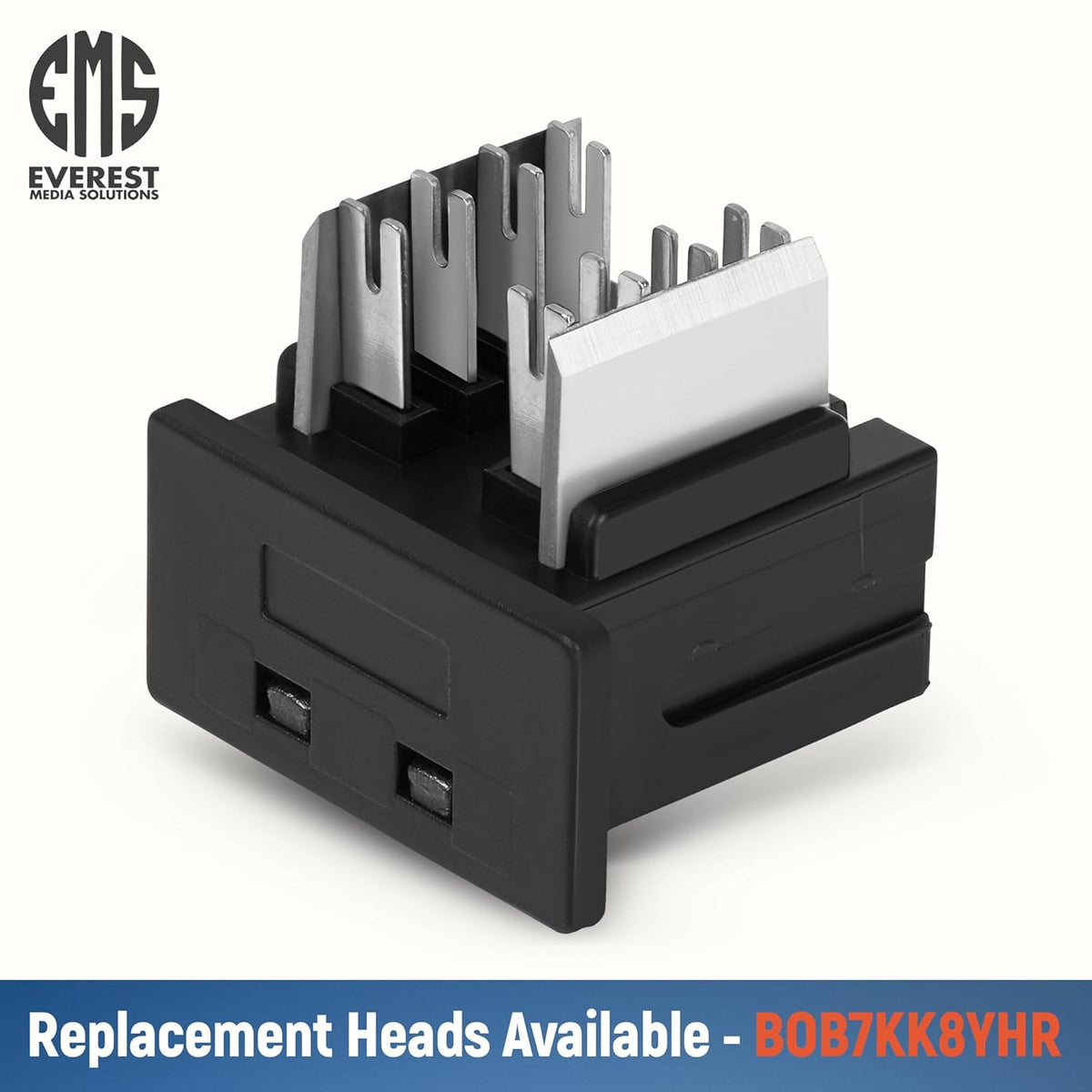 Everest easyJACK - 90° Angled Speed Termination Keystone Tool Set - with 20-Pack of RJ45 Slim Profile Cat6A Keystone Jacks (10 Blue & 10 White) - Time Saver Network Cat6 Punchdown Tool