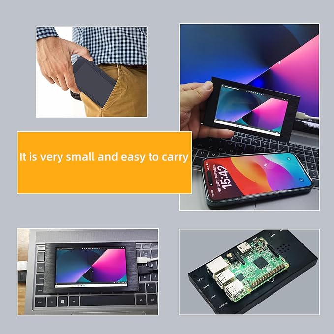 5 inch IPS Small Hdmi Monitor 1280 * 720 Mini LCD Screen Portable Display Monitor