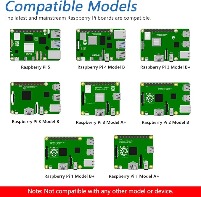 FREENOVE 5 Inch Touchscreen Monitor for Raspberry Pi 5 4 B 3 B+ A+ 800x480 Pixel IPS Display 5-Point Touch Capacitive Screen Driver-Free MIPI DSI Port